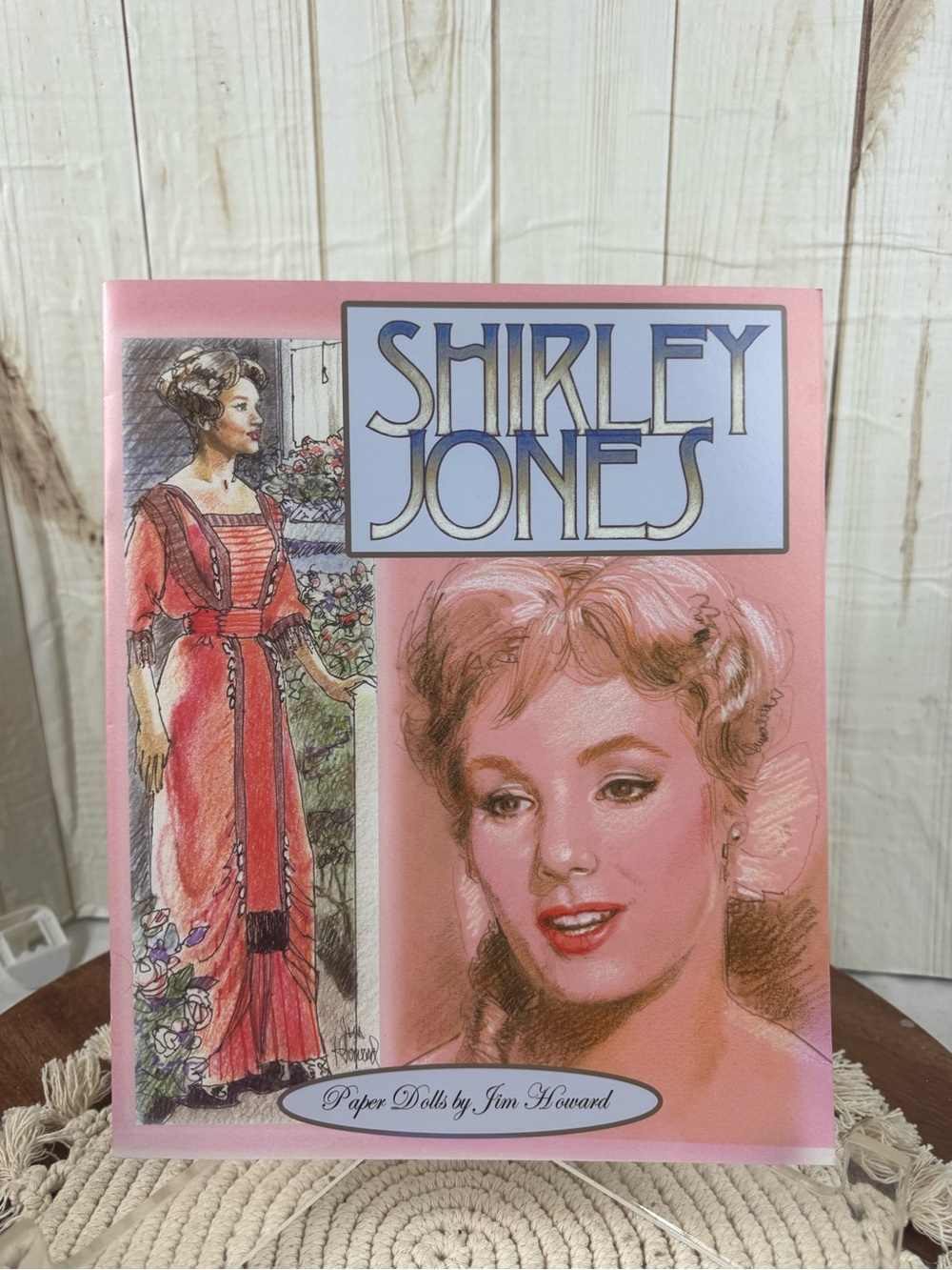 Shirley Jones Paper Doll Book - Pink Cover by Jim  Howard